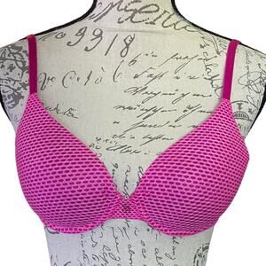 Victoria's Secret Uplift Semi Demi Bra Pink Size 32C